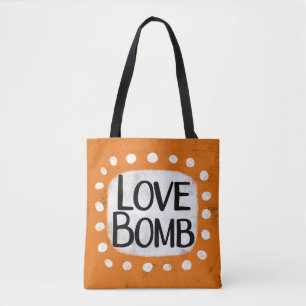Liebe Bombe Tote Bag
