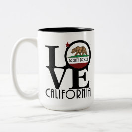 LIEBE Bonny Doon California 15oz Zweifarbige Tasse