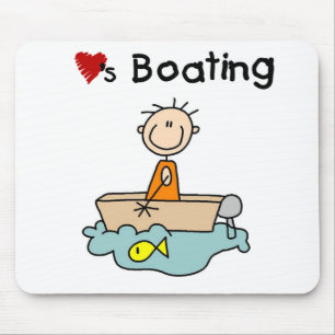 Liebe-Bootfahrt Mousepad