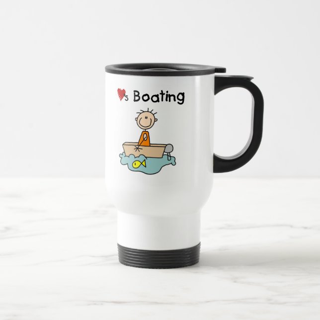 Liebe-Bootfahrt-Tasse Reisebecher (Rechts)