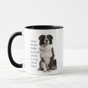 Liebe Border Collie so viel Zitat Sprichwort Tasse