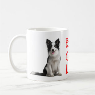 Liebe Border Collie Welpe Hund Reise Kaffeetasse