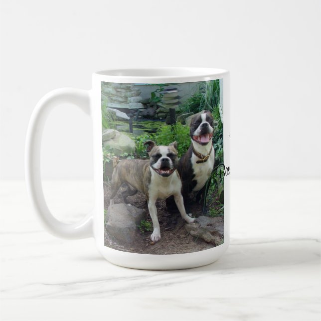 Liebe Boston Terriers, Tasse (Links)