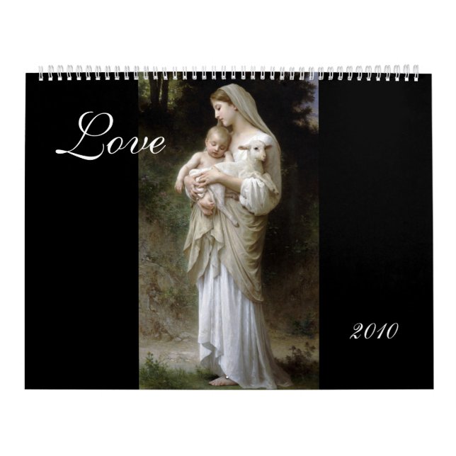 Liebe, Bouguereau DIY Year Calendar Kalender (Titelbild)