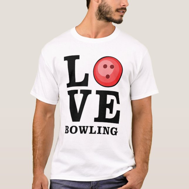 Liebe Bowling T-Shirt (Vorderseite)