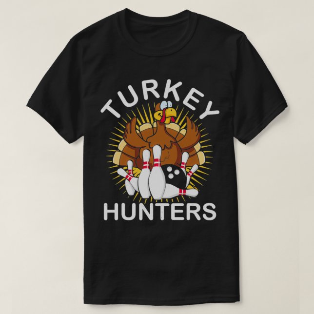 Liebe Bowling Türkei Jäger Bowling Fan T T-Shirt (Design vorne)