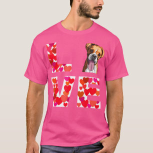 Liebe Boxer Dog für Master und Weibchen eines Boxe T-Shirt