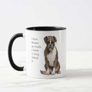 Liebe Boxers Hunde so viel Spaß Quote Tasse