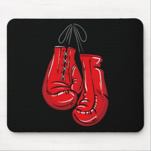 Liebe Boxhandschuhe Illustration Geschenke Boxer G Mousepad