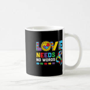 Liebe braucht kein Wort Asl-Autismus-Bewusstsein S Kaffeetasse