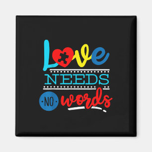 Liebe braucht kein Wort zur Unterstützung von Auti Magnet