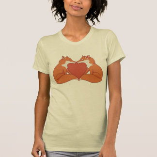 Liebe braun Frauen T - Shirt