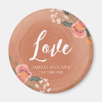 Liebe Braunwald und florale Rustikale Hochzeit