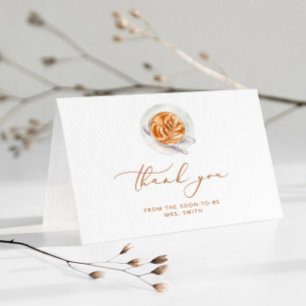 Liebe braut Brautparty Dankeskarte