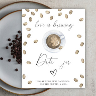 Liebe braut Brautparty Date Nacht Ideen Poster