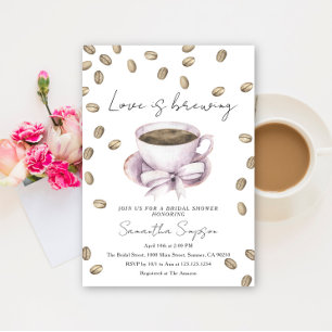 Liebe braut Brautparty Einladung