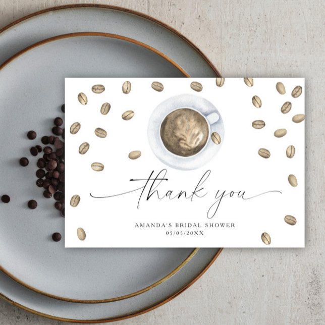 Liebe braut Dankeschön Brautparty Dankeskarte (Von Creator hochgeladen)