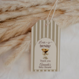 Liebe Braut Espresso Martini Bow Brautparty Geschenkanhänger