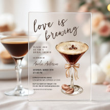 Liebe Braut Espresso Martini Brautparty