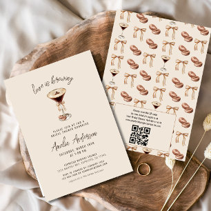 Liebe Braut Espresso Martini Brautparty Einladung