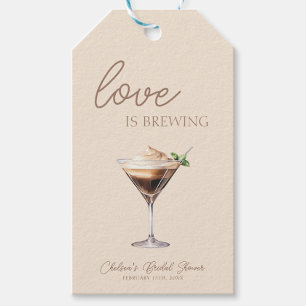 Liebe Braut Espresso Martini Brautparty Geschenkanhänger