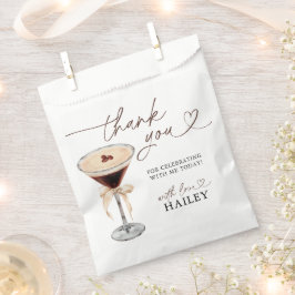 Liebe braut Espresso Martini Brautparty Geschenktütchen
