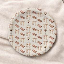 Liebe Braut Espresso Martini Brautparty Pappteller