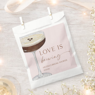 Liebe Braut Expresso Martini Brautparty Geschenktütchen