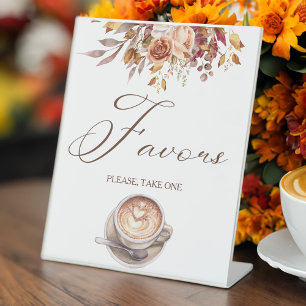 Liebe Braut Kaffee Brautparty bevorzugt Tisch Sockelschild