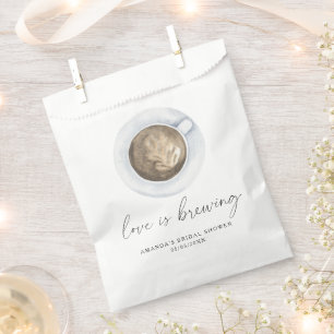 Liebe braut Kaffee Brautparty Geschenktütchen