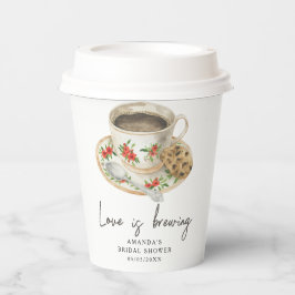 Liebe braut Kaffee Brautparty Pappbecher