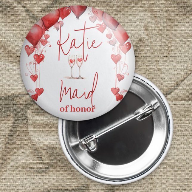 Liebe Brautparty Trauzeugin Button (Von Creator hochgeladen)