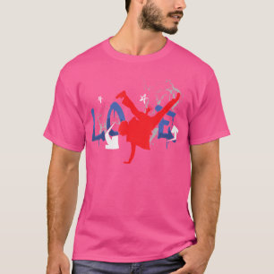 Liebe Breakdance Hip Hop Bboy B-Girling Streetdanc T-Shirt