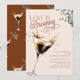 Liebe Brechen Espresso Martini BRAUTPARTY Einladung