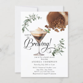 Liebe Brechen | Espresso | Martini | BRAUTPARTY Einladung