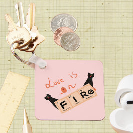 Liebe brennt | Funny Schlüsselanhänger