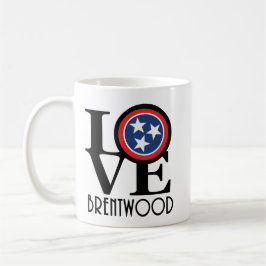 LIEBE Brentwood Tennessee 11oz Kaffeetasse