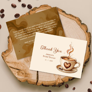 Liebe bricht Brautparty Danke Karte