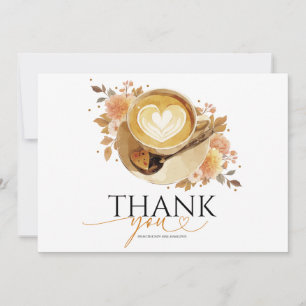 Liebe bricht Kaffee Brautparty Danke Einladung