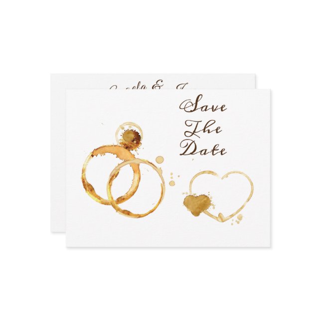 Liebe bricht Save the Date (Vorderseite/Rückseite Beispiel)