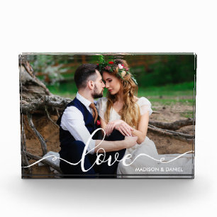Liebe Bride Groom Wedding Foto Block