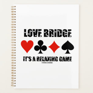 Liebe Bridge Ein entspannendes Spiel mit vier Kart Planer