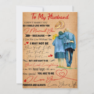 Liebe Brief an mein Ehemann I Liebe Einladung