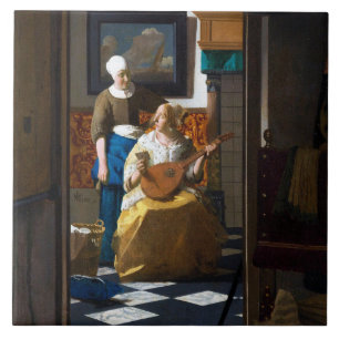 Liebe Brief, Johannes Vermeer Fliese