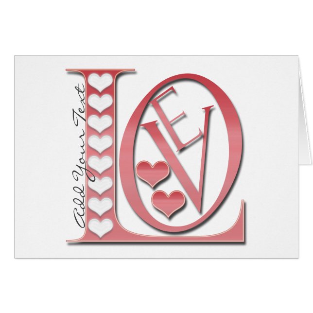 Liebe Briefe mit Herzen von Shirley Taylor (Vorderseite (Horizontal))