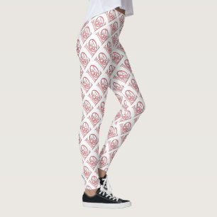 Liebe Briefe mit Herzen von Shirley Taylor Leggings