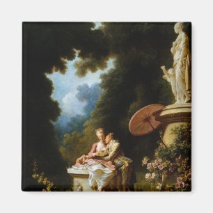 Liebe Briefe von Jean Honore Fragonard Magnet