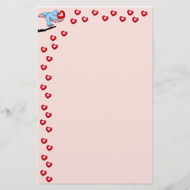 Liebe Briefpapier (Vorderseite)