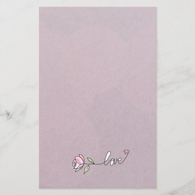 Liebe Briefpapier (Vorderseite)