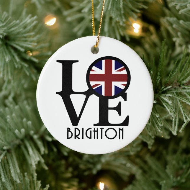 LIEBE Brighton England Keramik Ornament (Baum)